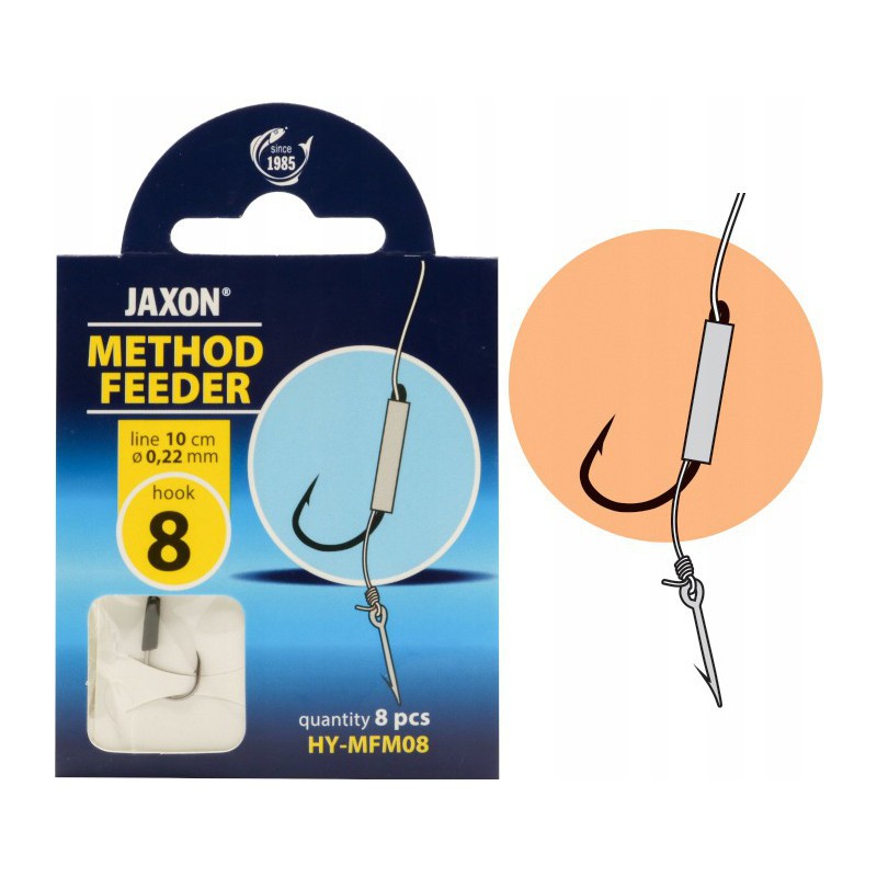 HACZYKI METHOD FEEDER JAXON 8szt. przypon igła 8 HY-MFM08