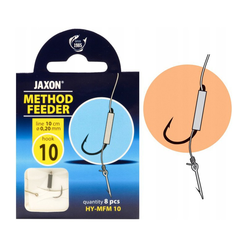 HACZYKI METHOD FEEDER JAXON 8szt. przypon igła 10 HY-MFM10