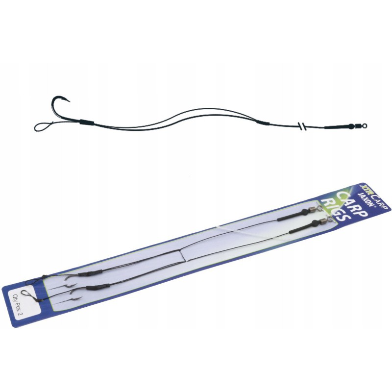 2 x Przypon włosowy karpiowy JAXON XTR rozmiar 4