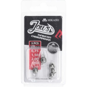 CZEBURASZKA MIKADO WOLFRAMOWA JAWS KOMPLET (0.75g/1.5g/2g/2.5g/3g)