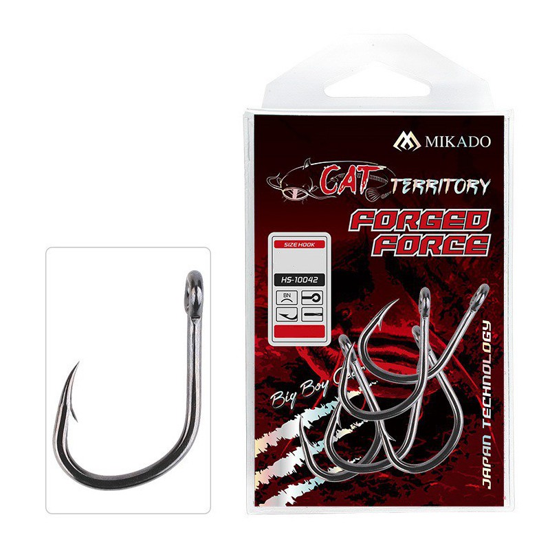 HACZYKI MIKADO CAT TERRITORY FORGED FORCE nr 4/0 BN – 4szt.