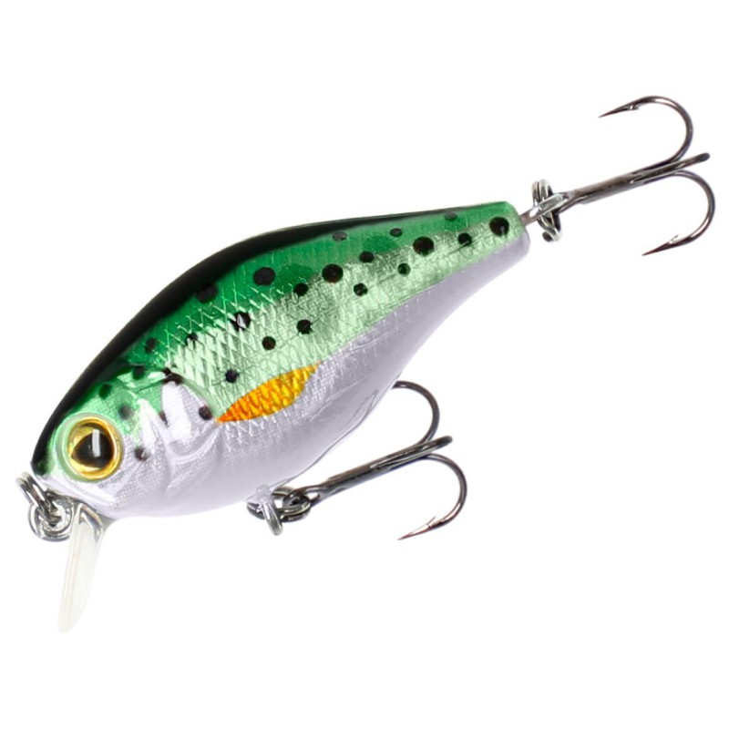 WOBLER MIKADO FISHUNTER BOLD HEAD - 4cm/RAINBOW TROUT - PŁYWAJĄCY