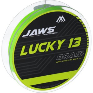 PLECIONKA MIKADO JAWS LUCKY 13 - 0.12mm/10.0kg/150m - FLUO ZIELONA