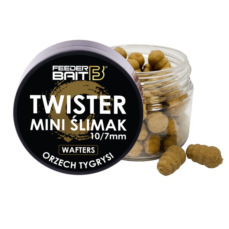 Mini Ślimak Twister Wafters Feeder Bait Orzech Tygrysi