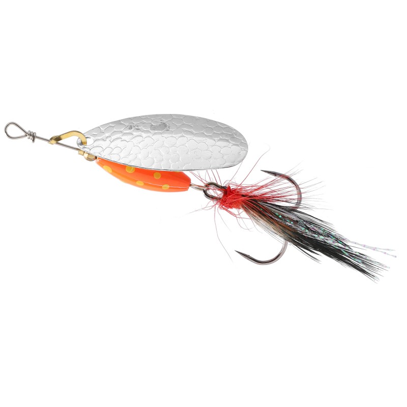 BŁYSTKA OBROTOWA MIKADO M-GRUB nr 2 SREBRNA / RED TIGER