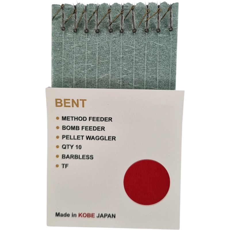 Przypony HAND MADE Esca Feeder Bent bezzadziorowe 10 / 0.23mm - igła