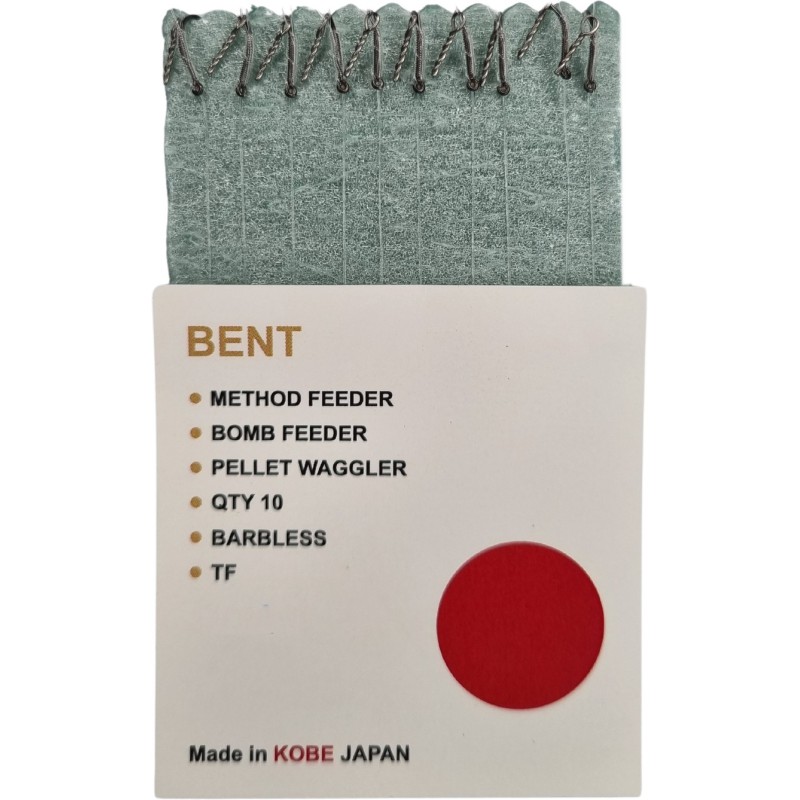 Przypony HAND MADE Esca Feeder Bent bezzadziorowe 12 / 0.20mm - bagnet