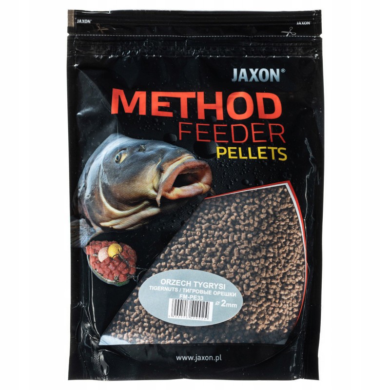 PELLET JAXON METHOD 2MM ORZECH TYGRYSI 500G