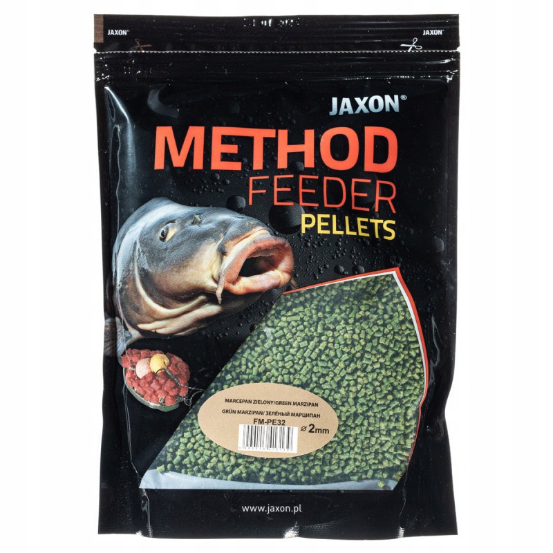 PELLET JAXON METHOD 2MM MARCEPAN ZIELONY 500G