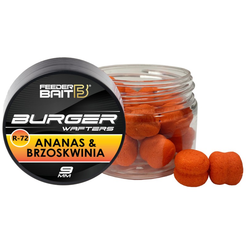 Burger Wafters Feeder Bait 9mm R-72 Brzoskwinia Ananas