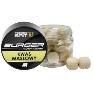 Burger Wafters Feeder Bait 9mm Kwas Masłowy