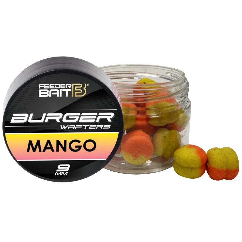 Burger Wafters Feeder Bait 9mm Mango
