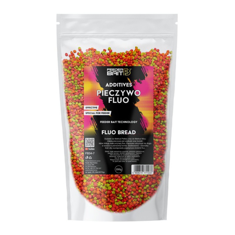 Feeder Bait Pieczywo Fluo dodatek zanętowy 200g