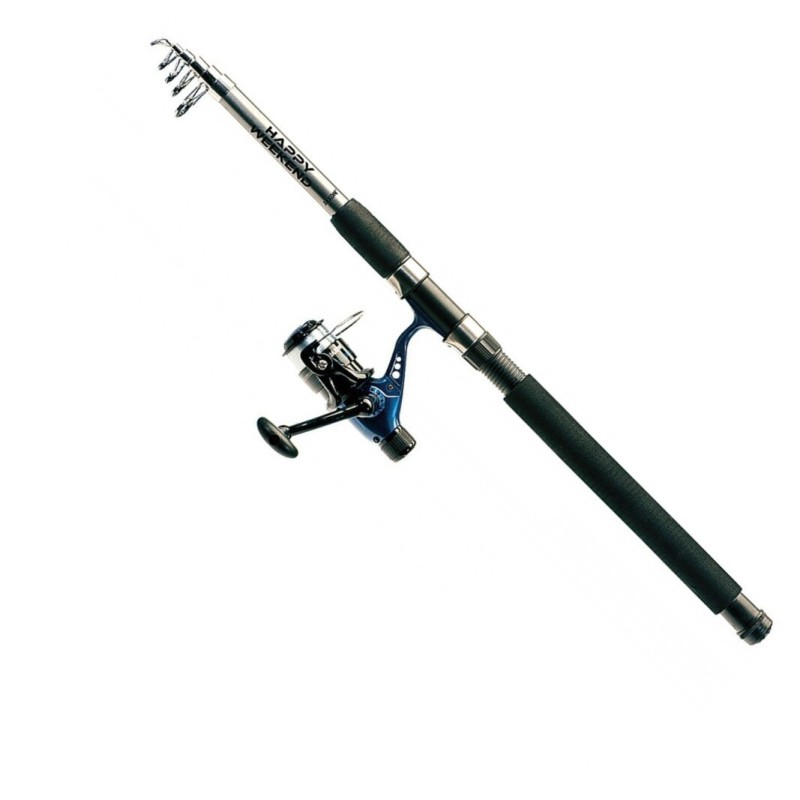 ZESTAW WĘDKARSKI JAXON HAPPY WEEKEND WĘDKA KOŁOWROTEK ŻYŁKA