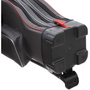 SZTYWNY POKROWIEC NA WĘDKI 3 KOMOROWY 150cm - SZARY