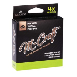 PLECIONKA MIKADO ULTRALIGHT M-Craft Braid 0.04mm 2.43kg 150m FLUO