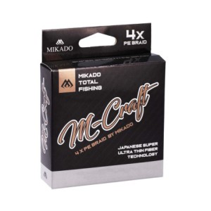 PLECIONKA MIKADO ULTRALIGHT M-Craft Braid 0.03mm 1.83kg 150m STEEL GRAY