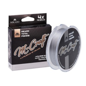PLECIONKA MIKADO ULTRALIGHT M-Craft Braid 0.04mm 2.43kg 150m STEEL GRAY