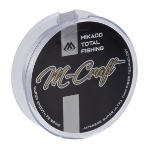 PLECIONKA MIKADO ULTRALIGHT M-Craft Braid 0.04mm 2.43kg 150m STEEL GRAY