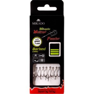 Haczyki przypony żyłka Method Feeder MIKADO 8szt Igła 12