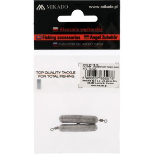 CIĘŻAREK MIKADO CYLINDRYCZNY Z KRĘTLIKIEM - 10g - op.2szt.