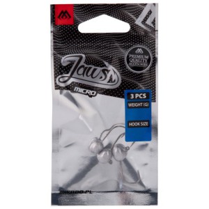 GŁÓWKA JIGOWA MIKADO JAWS MICRO - 2.5g-1 BN - op.3szt.
