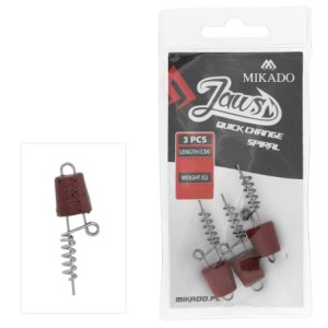 WKRĘT DO PRZYNĘT MIKADO JAWS QUICK CHANGE SPIRAL - 15gr - 6cm - op.3szt.