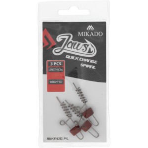 WKRĘT DO PRZYNĘT MIKADO JAWS QUICK CHANGE SPIRAL - 15gr - 6cm - op.3szt.