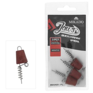 WKRĘT DO PRZYNĘT MIKADO JAWS QUICK CHANGE SPIRAL - 20gr - 4.7cm - op.3szt.