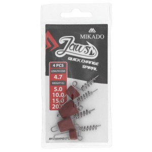 WKRĘT DO PRZYNĘT MIKADO JAWS QUICK CHANGE SPIRAL - MIX - 4.7cm - op.4szt.