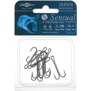 KOTWICE KOTWICZKI MIKADO SENSUAL PODWÓJNE nr 4/0 BN - op.4szt.