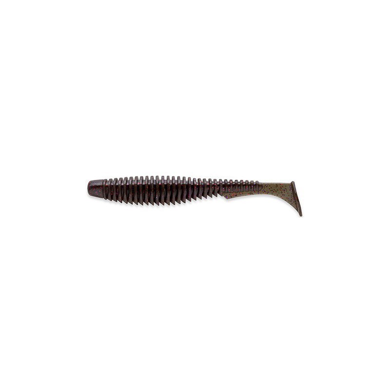Przynęta FISHUP U-Shad 4” 050 - Green Pumpkin Brown/Red & Purple