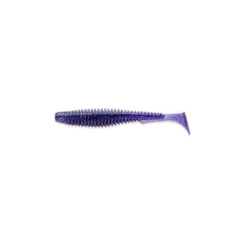 Przynęta FISHUP U-Shad 4” 060 - Dark Violet/Peacock & Silver