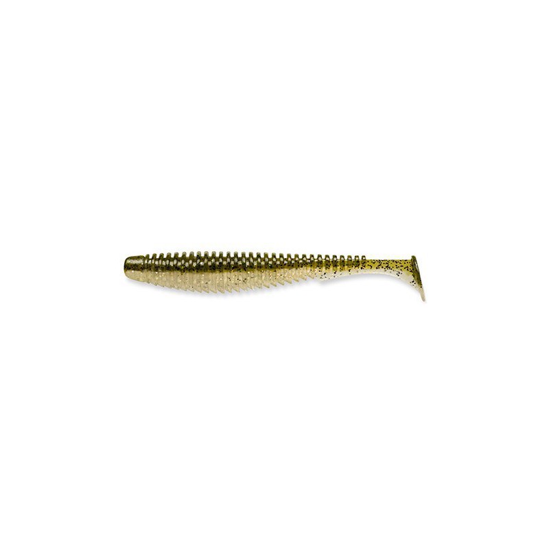 Przynęta FISHUP U-Shad 4” 202 - Green Pumpkin/Pearl