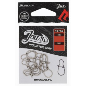 AGRAFKA MIKADO JAWS PREDATOR SNAP rozm. XXL - op.10szt.