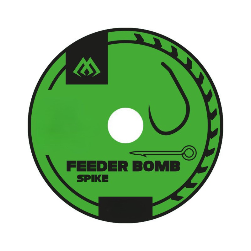 PRZYPON FEEDER BOMB MIKADO Z IGŁĄ bez zadziora nr 12 /0.18mm/38cm - 8szt.