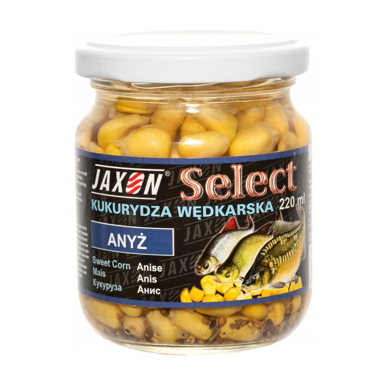 Kukurydza Wędkarska Jaxon Select ANYŻ 220ml