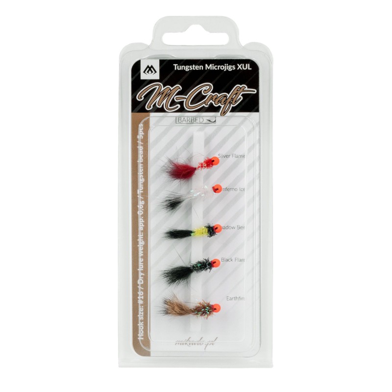 ZESTAW MIKADO M-CRAFT TUNGSTEN MICROJIGS - UL / 10 / 1.5g - Z ZADZIOREM