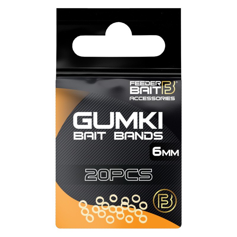 Gumki Feeder Bait Bait Bands 6mm 20szt