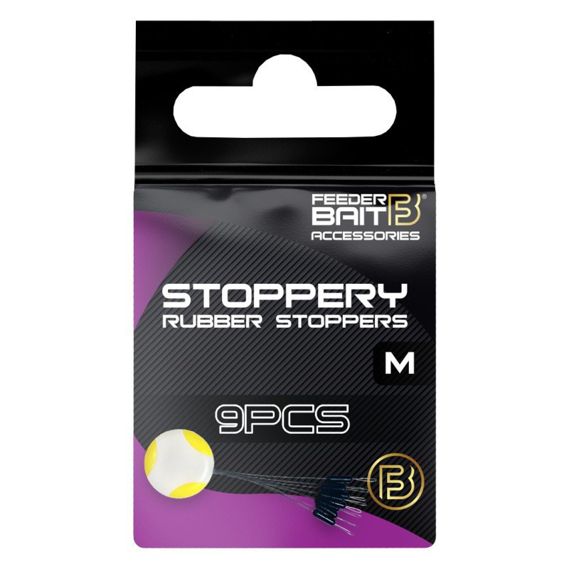 Stoppery Feeder Bait Rubber Stoppers M 9szt