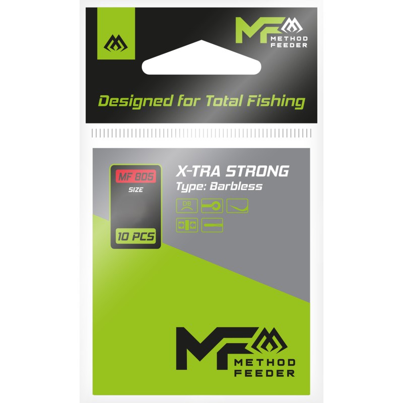 HACZYK MIKADO X-TRA STRONG nr 6 - BEZ ZADZIORA - 10szt.