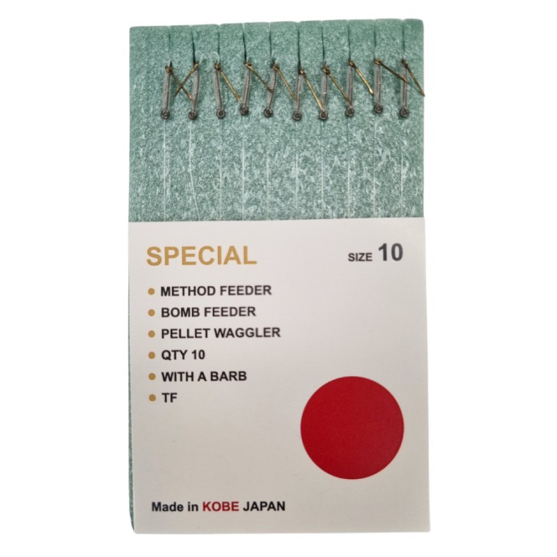 Przypony HAND MADE Esca Feeder SPECIAL z zadziorem 10 / 0.23mm - IGŁA