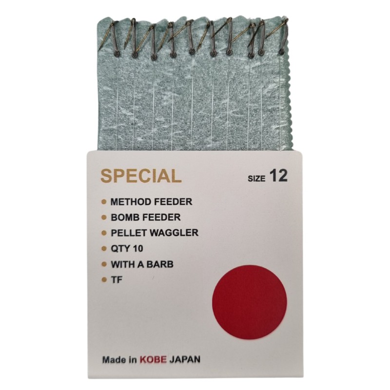 Przypony HAND MADE Esca Feeder SPECIAL z zadziorem 12 / 0.20mm - IGŁA