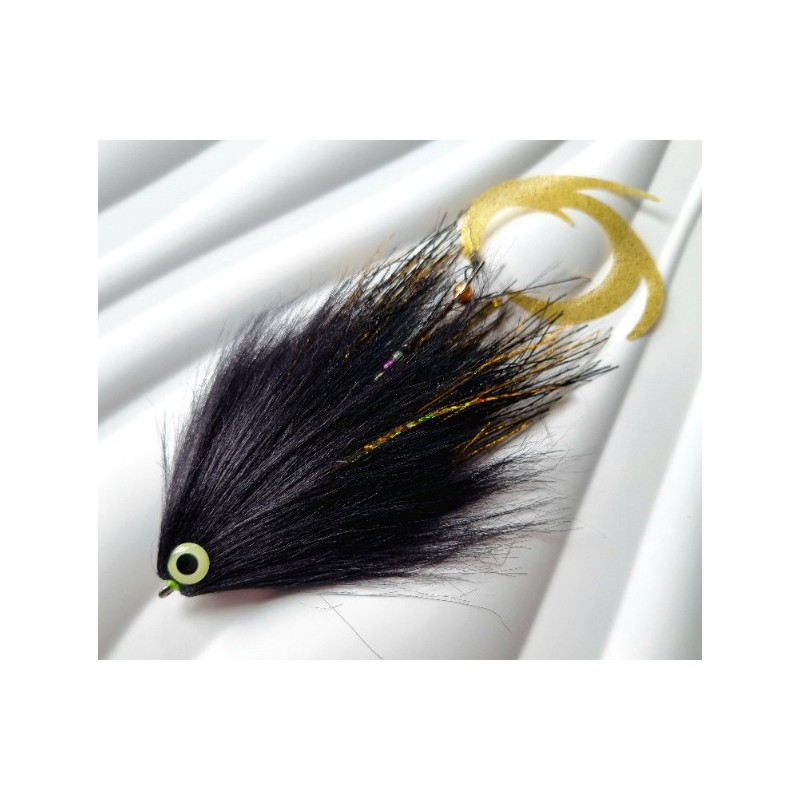 Mucha szczupakowa Gajda Lures HYBRYDA 22cm BLACK GOLD - 1szt.