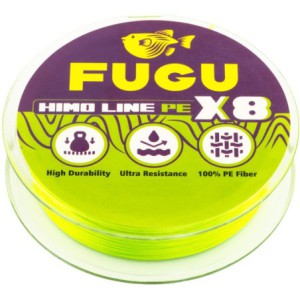 PLECIONKA FUGU HIMO LINE PE X8 0,12mm FLUO GREEN 120m
