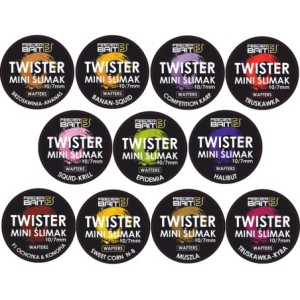 Zestaw 11 x Mini Ślimak Twister Wafters Feeder Bait