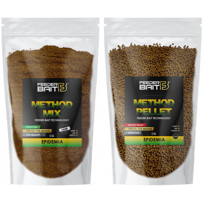 Zestaw do Metody Feeder Bait Epidemia Pellet Zanęta