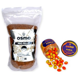 Zestaw method feeder OSMO Furia + Pro Pellet Jasny