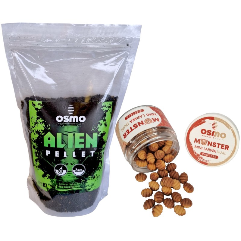 Zestaw method feeder OSMO DUAL MONSTER + Pro Pellet ALIEN