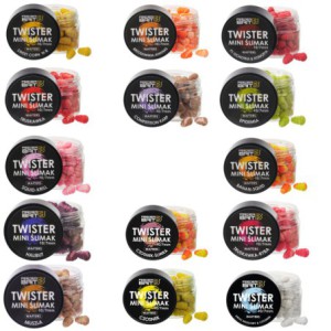 Zestaw 14 x Mini Ślimak Twister Wafters Feeder Bait